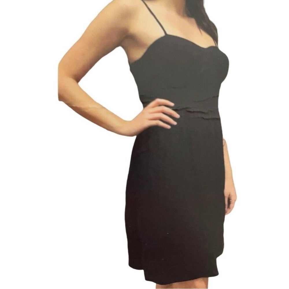 NWT Rewash Black Molded Cup Smocked Mini Dress Size L